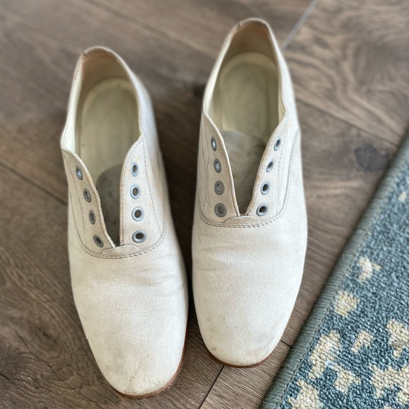 Tod’s Italian Suede Leather Handmade Slip On Sneakers Light Blue - Picture 2 of 2